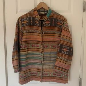 Vintage multicolored quilted jacket